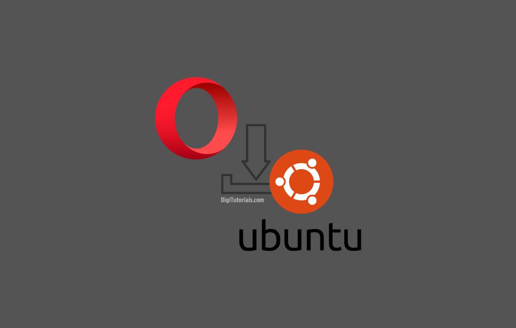 Logo do opera e ubuntu