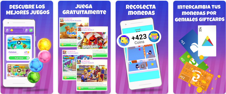 Imagens do aplicativo Coin Pop