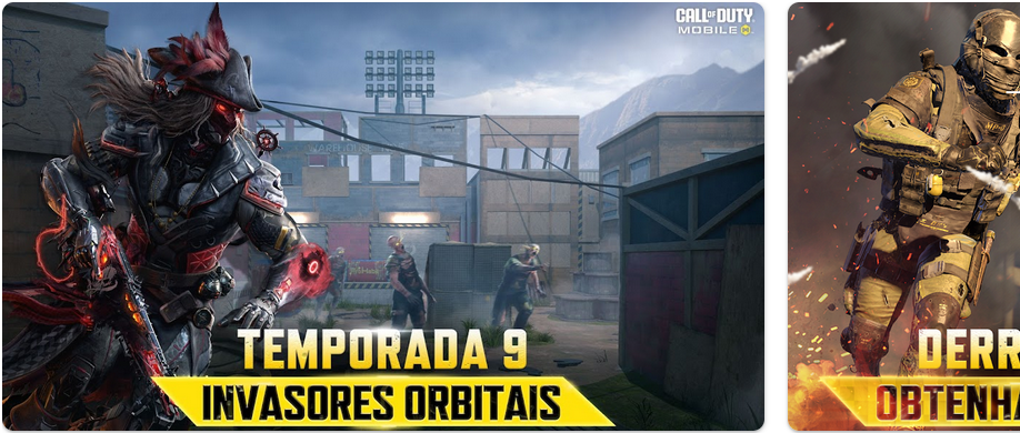 Imagens do jogo Call of Duty: Mobile