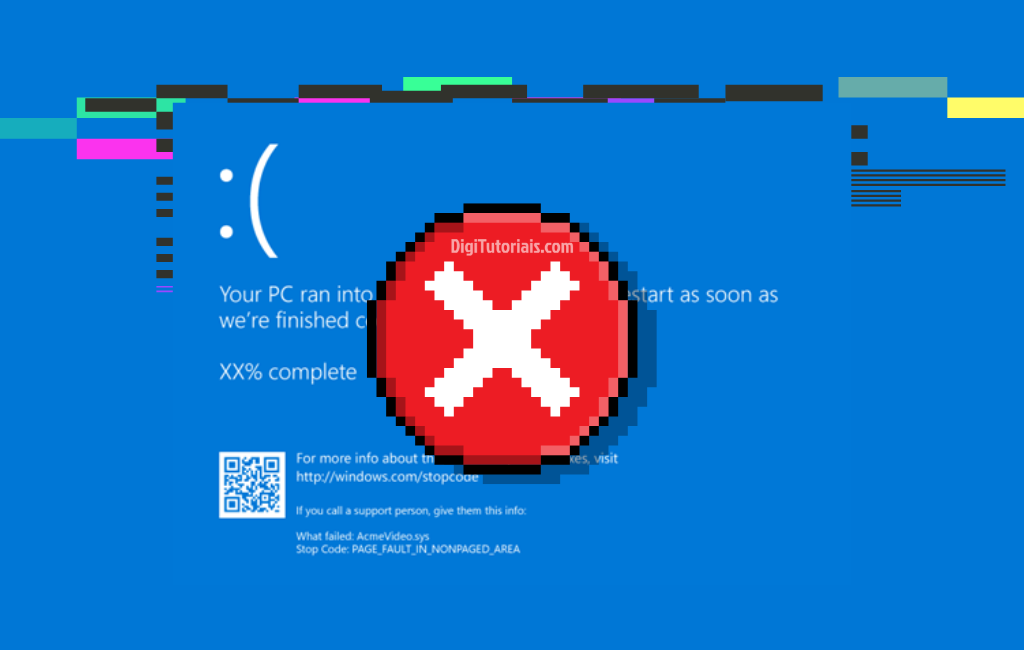 Tela azul do Windows
