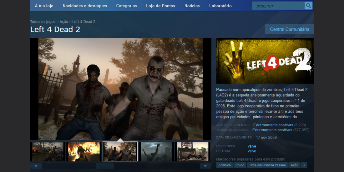 Jogo Left 4 Dead 2